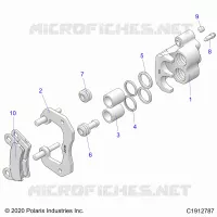 BRAKES, REAR CALIPER
