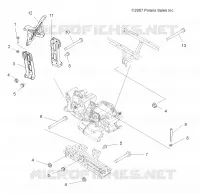 DRIVE TRAIN, MAIN GEARCASE MOUNTING