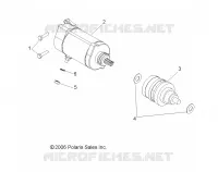 ENGINE, STARTING MOTOR