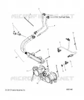 FUEL SYSTEM, RAIL, LINES AND THROTTLE BODY