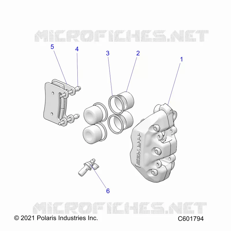 BARKE CALIPER ASM.