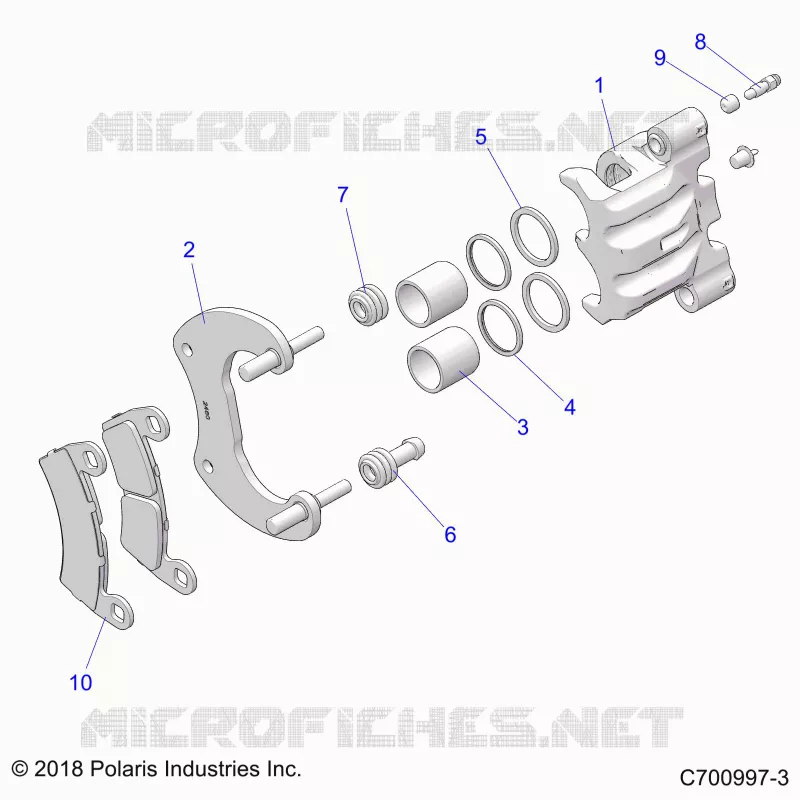 BRAKES, REAR CALIPER