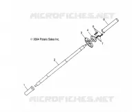 REAR WHEEL AXLE