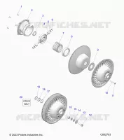 DRIVE TRAIN, CLUTCH, SECONDARY