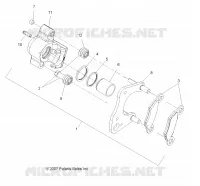 BRAKES, BRAKE FRONT BRAKE CALIPER