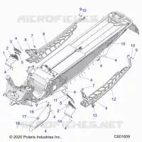 CHASSIS, CLUTCH GUARD, FOOTRESTS, AND RUNNINGBOARDS