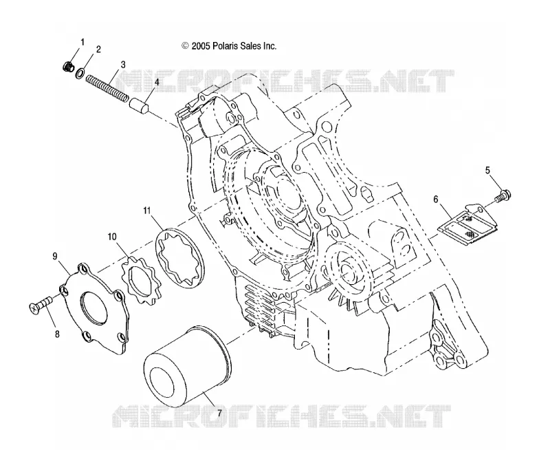 OIL PUMP AND OIL FILTER