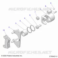 BRAKES, REAR CALIPER