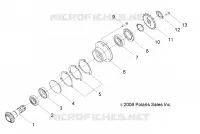 DRIVE TRAIN, GEAR SHAFT OUTPUT