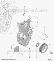 ENGINE, FRONT COVER ASSEMBLY