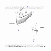 ELECTRICAL, HEADLIGHT AND TAILLIGHT
