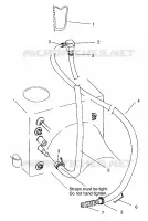 WATER SIPHON SLT 700 B964166 AND  INTL. SLT 700 I964166 (4933923392B008)