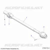 DRIVE TRAIN, FRONT PROP SHAFT