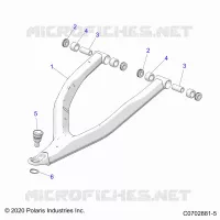 FRONT SUSPENSION CONTROL ARMS UPPER