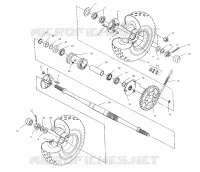 REAR WHEEL DRIVE ASSEMBLY