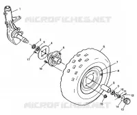 FRONT WHEEL MAGNUM 2X4 W98AA42A (4945524552B003)