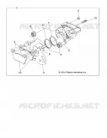 BRAKES, FRONT BRAKE CALIPER (BUILT 1/25/16 AND AFTER)
