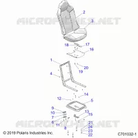 SEAT ASM. AND SLIDER