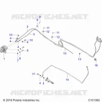 BRAKES, REAR BRAKE LINES