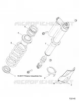 REAR SUSPENSION SHOCK MOUNTING