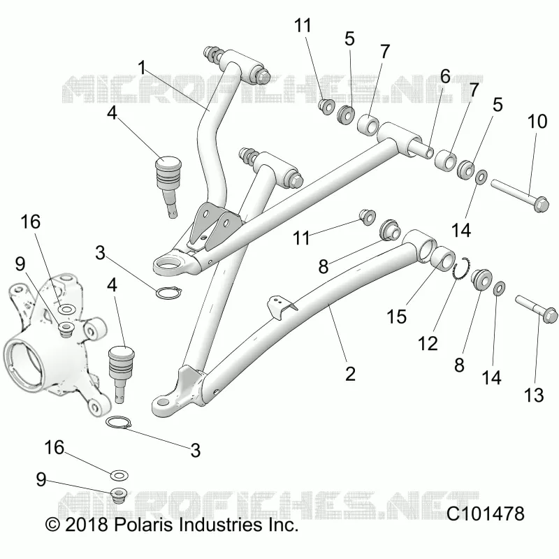 FRONT SUSPENSION A-ARMS