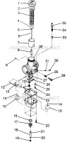 CARBURETOR XLT LTD SP 0973776 (4940074007C008)