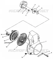 RECOIL STARTER ASSEMBLY 440 0942760 AND 440 SKS 0942560 (4925072507038A)