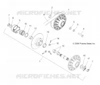 DRIVE TRAIN, SECONDARY CLUTCH