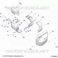 ENGINE, EXHAUST SYSTEM