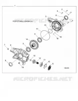 DRIVE TRAIN, REAR GEARCASE INTERNALS
