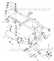 EXHAUST SYSTEM  SPORTSMAN 500 W97CH50A (4939993999A014)