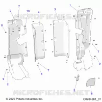REAR BODYWORK CLOSEOFF, SIDE PANELS