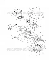 HOOD ASSEMBLY SPORT 0950443, SPORT TOURING 0950243  AND EUROPEAN SPORT TOUR (4928822882A012)