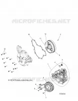 ENGINE, STATOR AND COVER