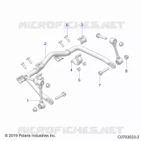 SUSPENSION, FRONT STABILIZER BAR