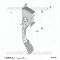 ENGINE, THROTTLE PEDAL