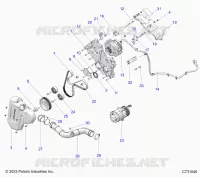 ENGINE, ALTERNATOR