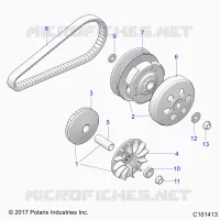 DRIVE TRAIN, PRIMARY CLUTCH