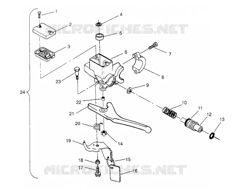 MASTER CYLINDER 440 XCR 0951660 (4929112911B007)