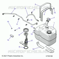 FUEL SYSTEM, FUEL TANK ASM.