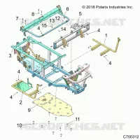 CHASSIS, FRAME AND FRONT BUMPER