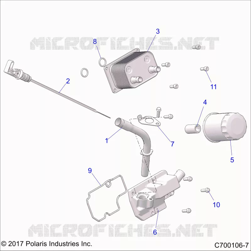 ENGINE, DIPSTICK & OIL FILTER