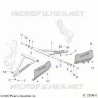 SUSPENSION, A-ARM AND STRUT MOUNTING