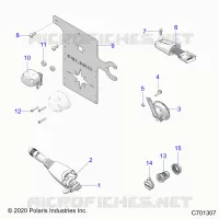 ELECTRICAL, COMPONENTS, AND LICENSE PLATE