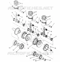 PISTON   CRANKSHAFT STORM 0950782, STORM SKS 0950582,  EURO STORM E950782 (4929012901C013)