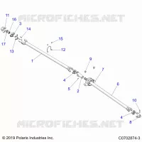 DRIVE TRAIN, FRONT PROP SHAFT