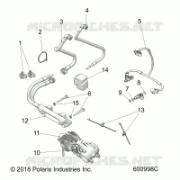 FUEL SYSTEM, RAIL, LINES AND THROTTLE  BODY