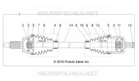 DRIVE TRAIN, FRONT DRIVE SHAFT