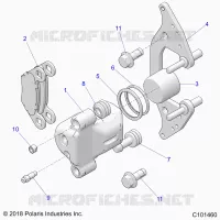 FRONT BRAKE CALIPER
