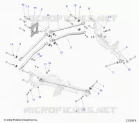 REAR SUSPENSION TRAILING ARMS MOUNTING